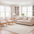 Debroh Natural Fiber Hand Woven Jute Solid Color Rug