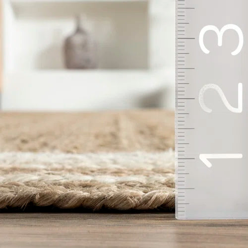 Ankita Bordered Jute Area Rug