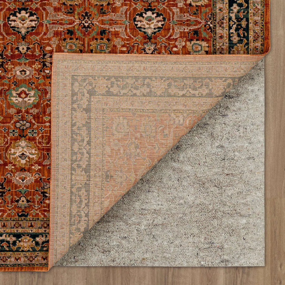 Spice Market Keralam Plush Pile Stain/Fade Resistant Polyester Woven Floral Indoor Area Rug