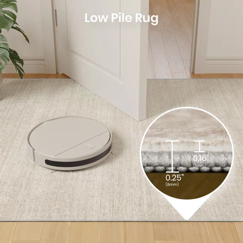 Vintage Striped Non Slip Washable Area Rug(Beige)