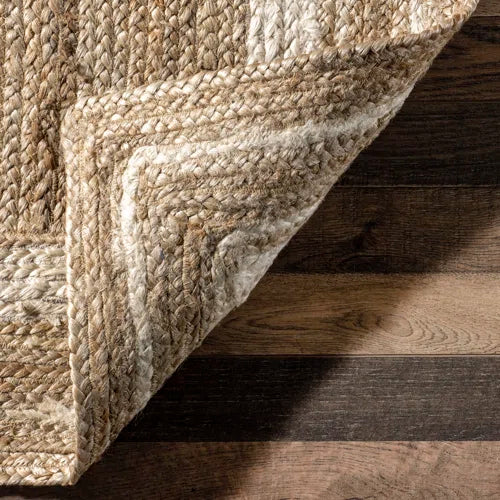Ankita Bordered Jute Area Rug