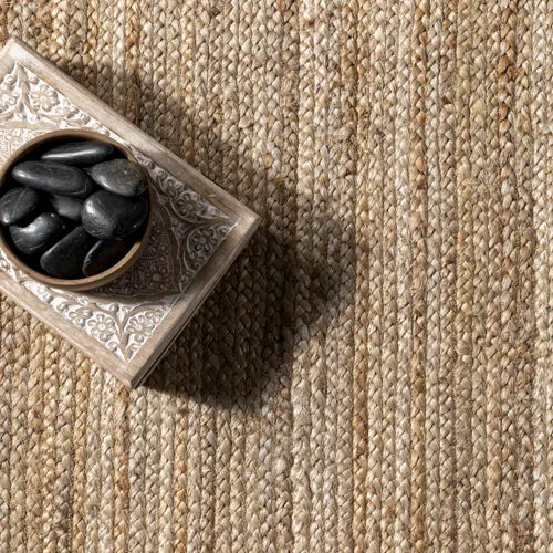 Ankita Bordered Jute Area Rug