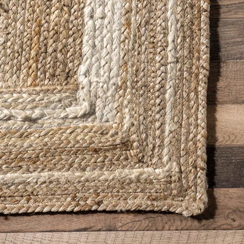 Ankita Bordered Jute Area Rug